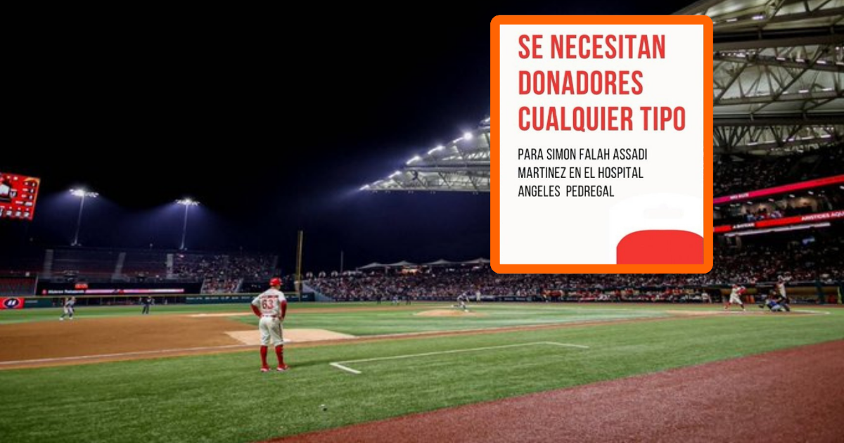 Menor golpeado por pelota en juego de Diablos Rojos, se encuentra en terapia intensiva; familia solicita apoyo