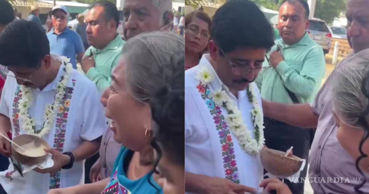 Hugo Aguilar, presidente de la SCJN, regaló mil pesos a una mujer durante su gira por Oaxaca ¿Por qué?