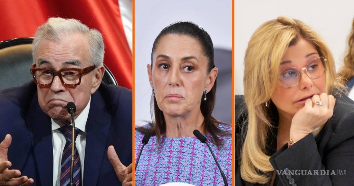 Claudia Sheinbaum, entre Maru Campos y Rubén Rocha