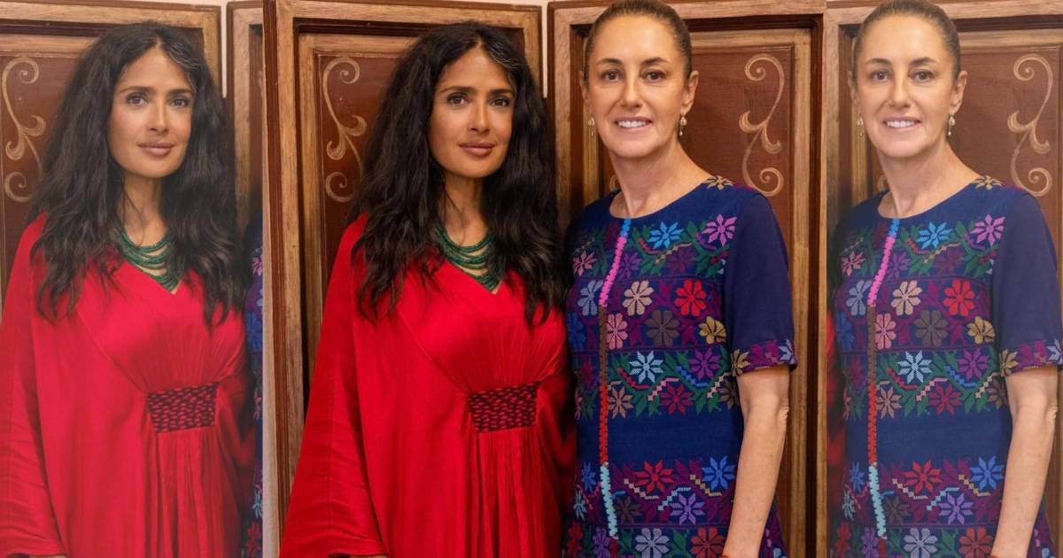 Pide Salma Hayek a Sheinbaum impulsar incentivos para fortalecer la industria del cine en México