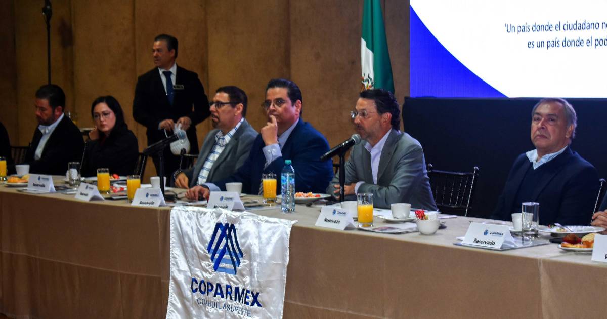 Coparmex presenta panorama económico; estima crecimiento máximo de 1.4% del PIB para 2026 en México