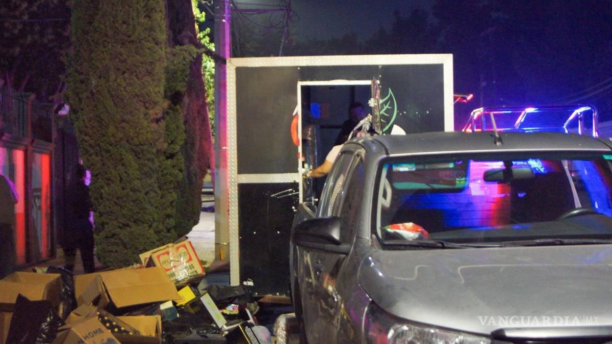 Realizan cateo en remolque de comida rápida y un domicilio de Saltillo; decomisan 80 kilos de marihuana