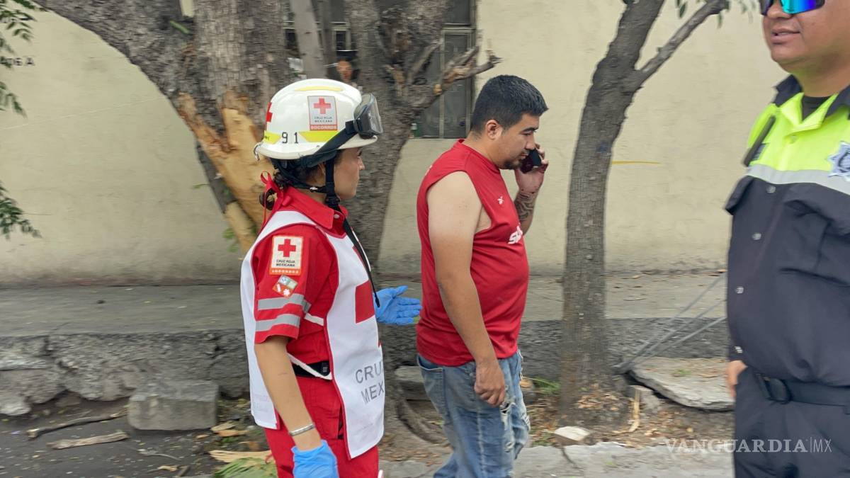 Saltillo: Se estrella contra árboles y se sube a la banqueta
