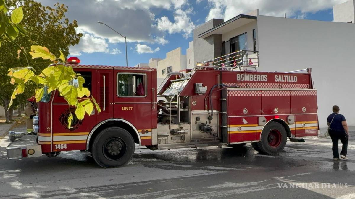 Flamazo provoca daños en vivienda de Saltillo