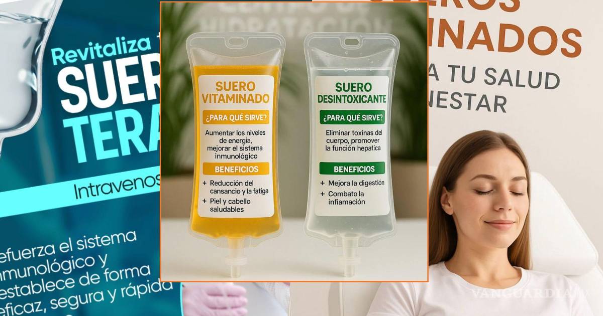 Siguen ofreciendo en redes sueros vitaminados, lanzan advertencia