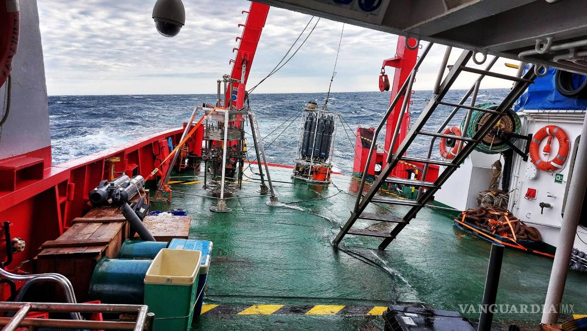 $!Cubierta del barco oceanográfico Sarmiento de Gamboa (CSIC).