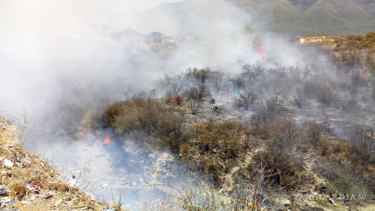 Incendio por quema de basura casi se descontrola