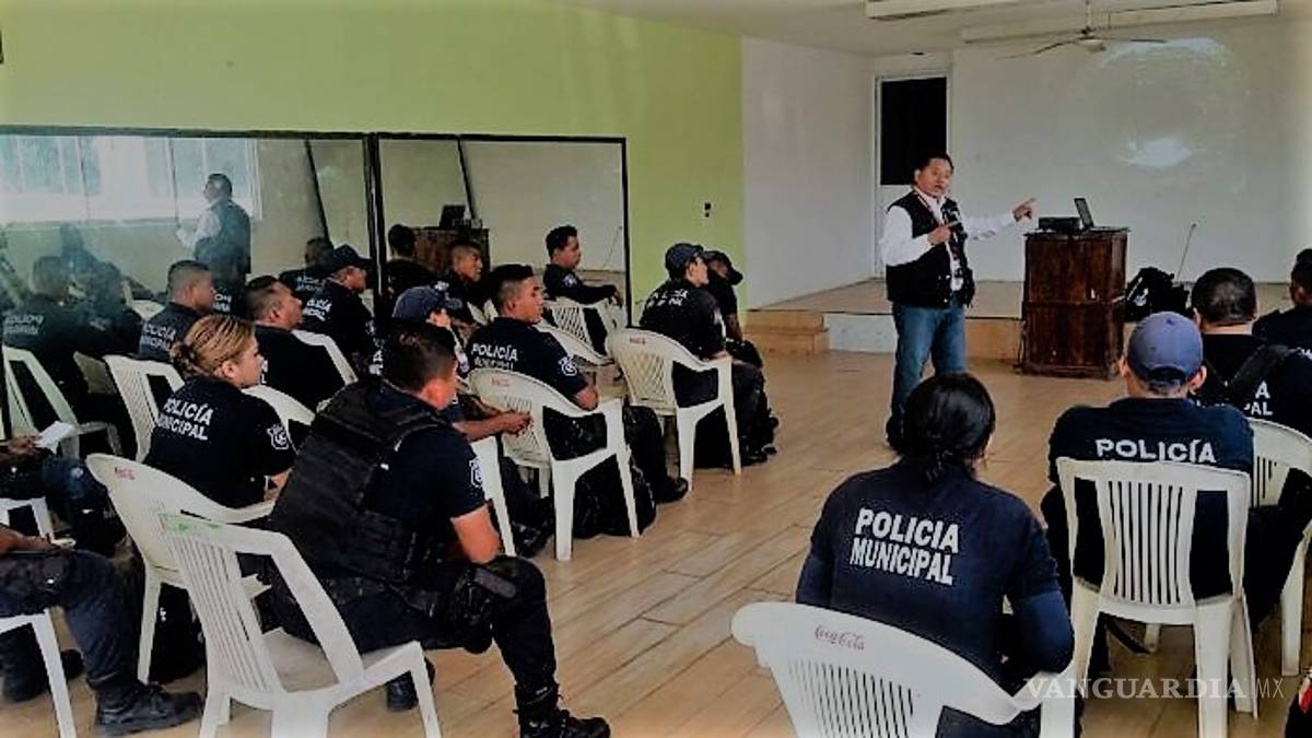 Capacitan a policías del Norte de Coahuila en materia de Derechos Humanos