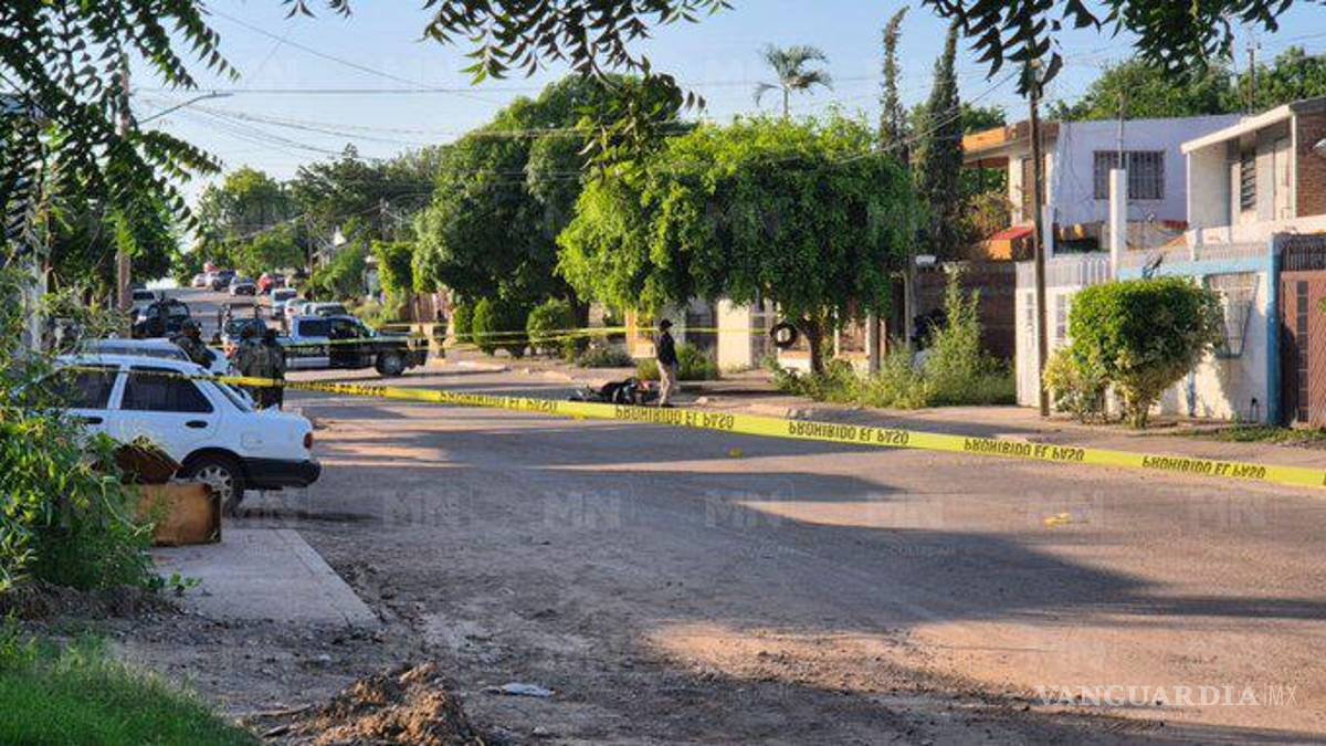 Asesinan a balazos a motociclista en la colonia Díaz Ordaz de Culiacán