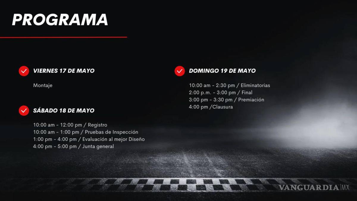 $!Programa de la Gravity Race Car 2024.