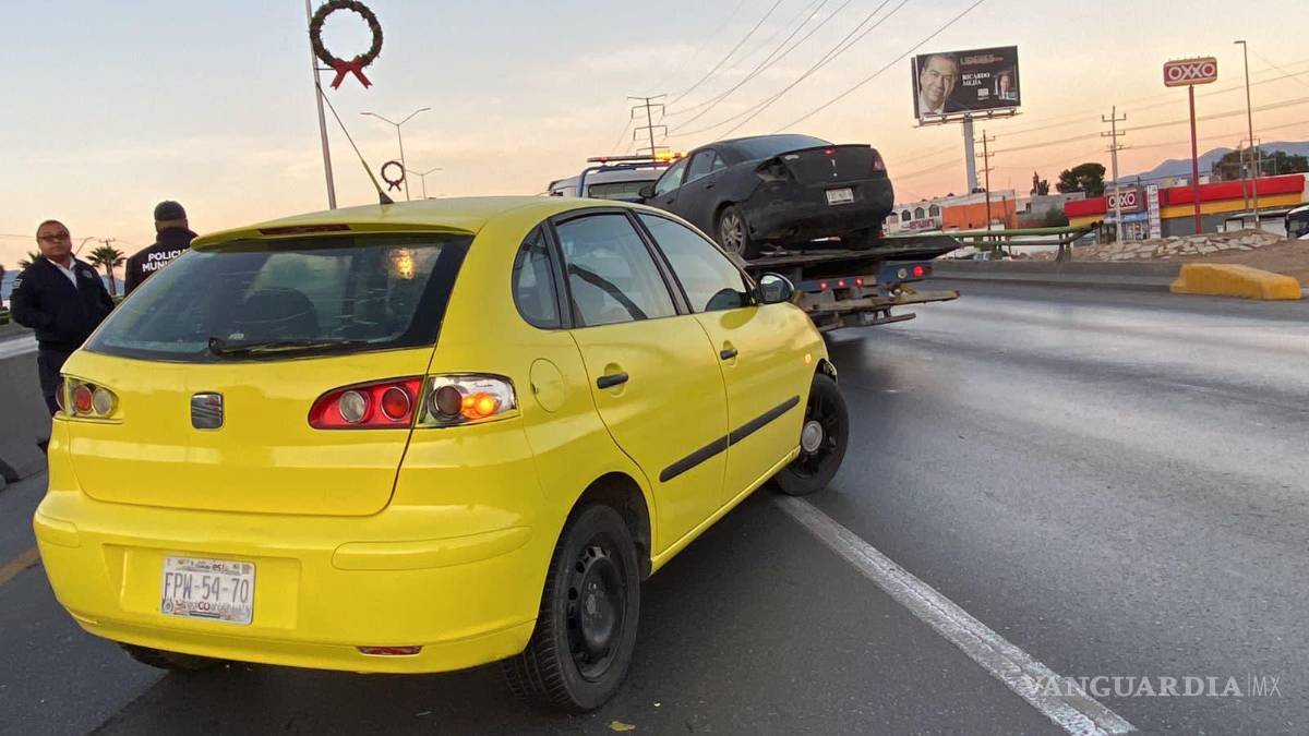 Accidentes en bulevar Fundadores de Saltillo provocan caos y cierre de ambos sentidos