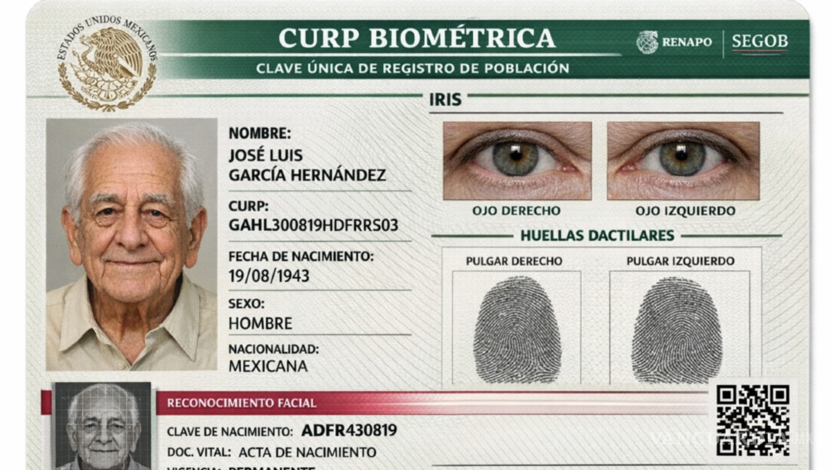 $!La CURP Biométrica es una versión actualizada de la Clave Única de Registro de Población.