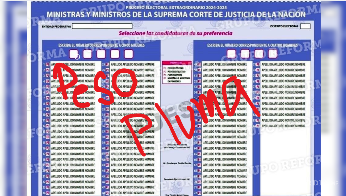$!¡Cuidado! Estos errores podrían anular tu voto en las elecciones del Poder Judicial