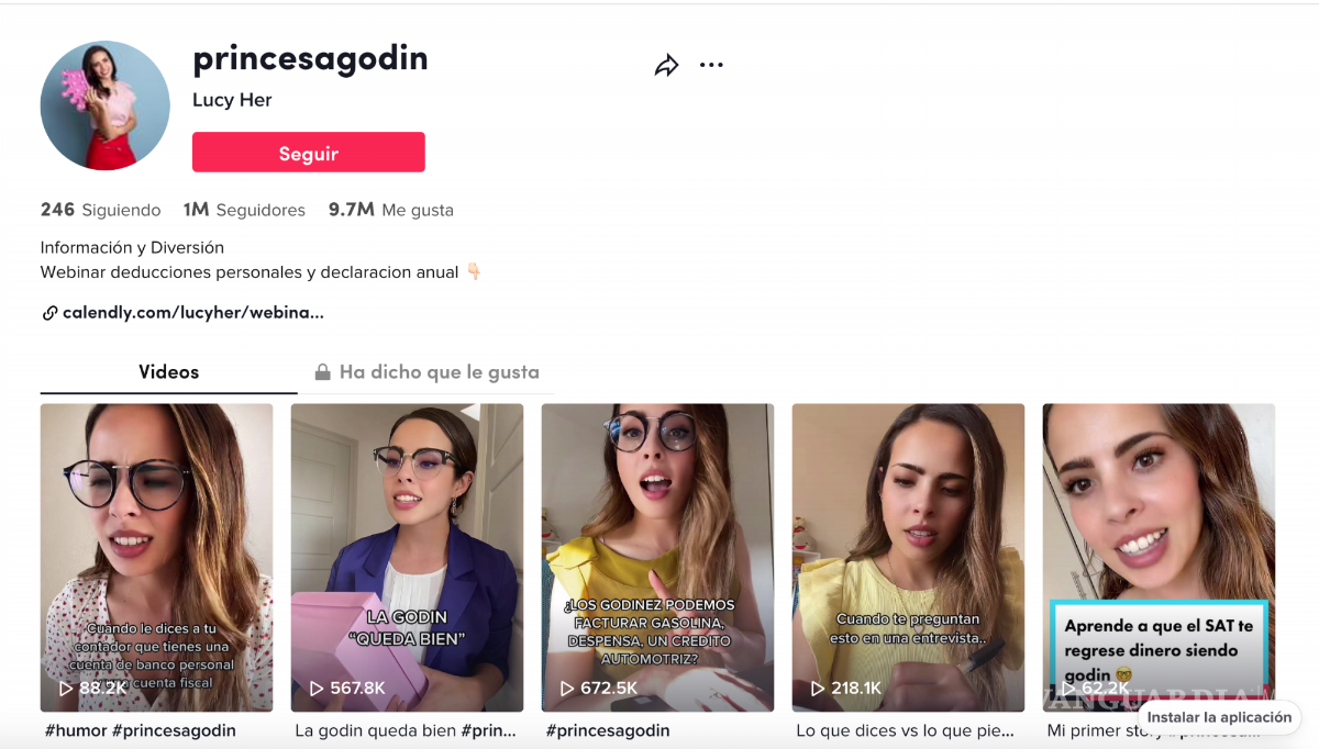 $!La tiktoker se especializa en temas laborales y de finanzas.