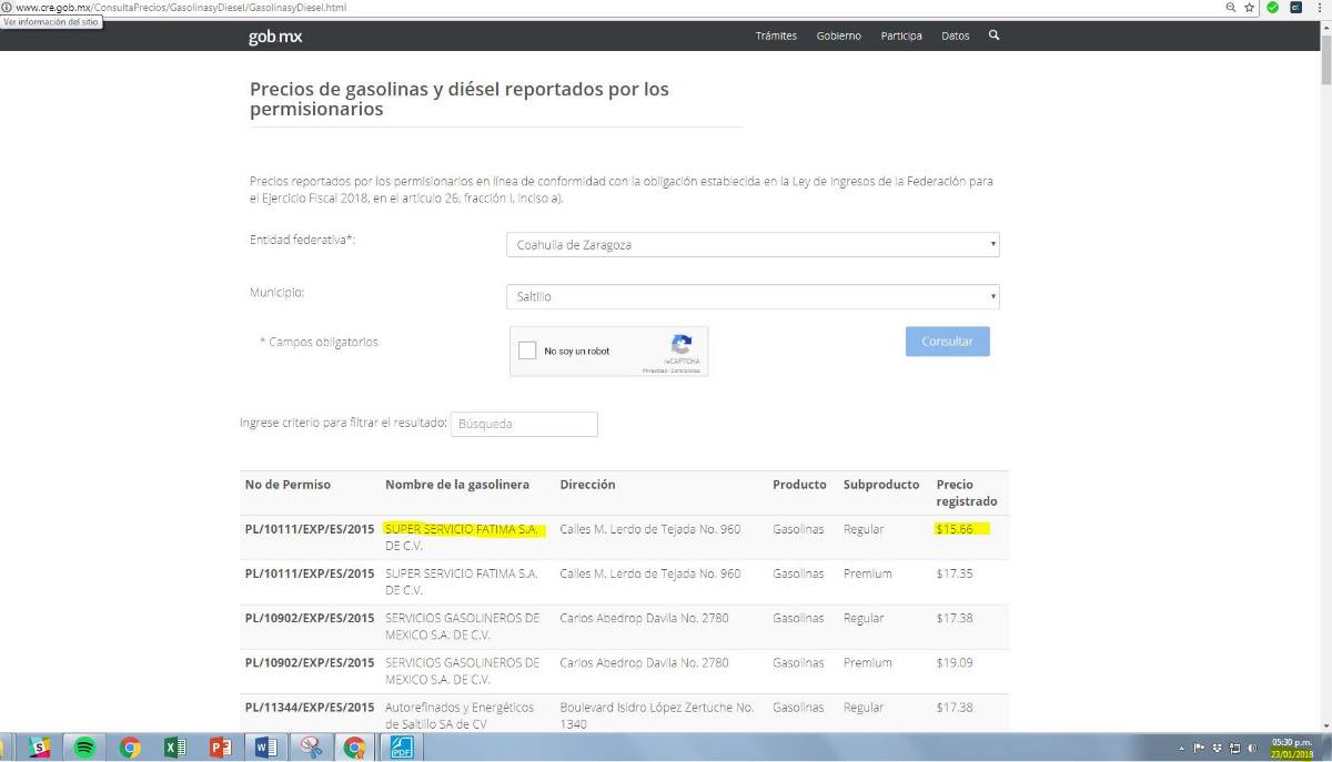 $!Gasolineras de Saltillo reportan un precio pero venden más caro el combustible