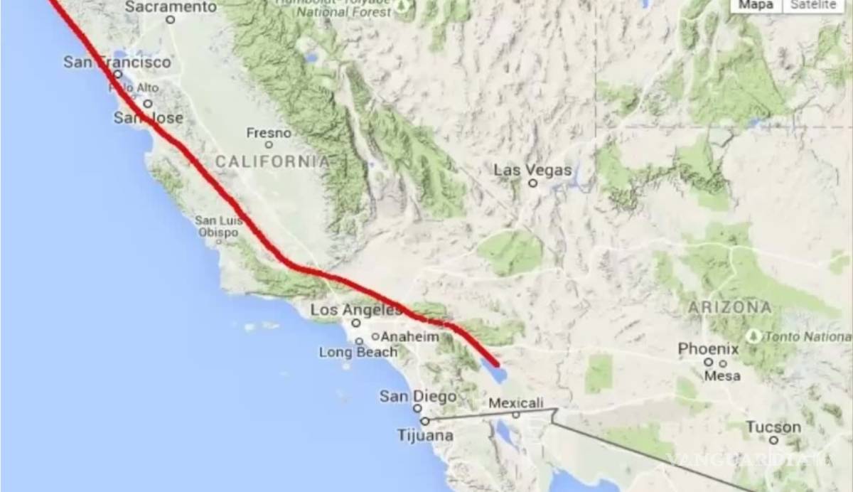 $!La falla de San Andrés, origen de un gran terremoto: expertos