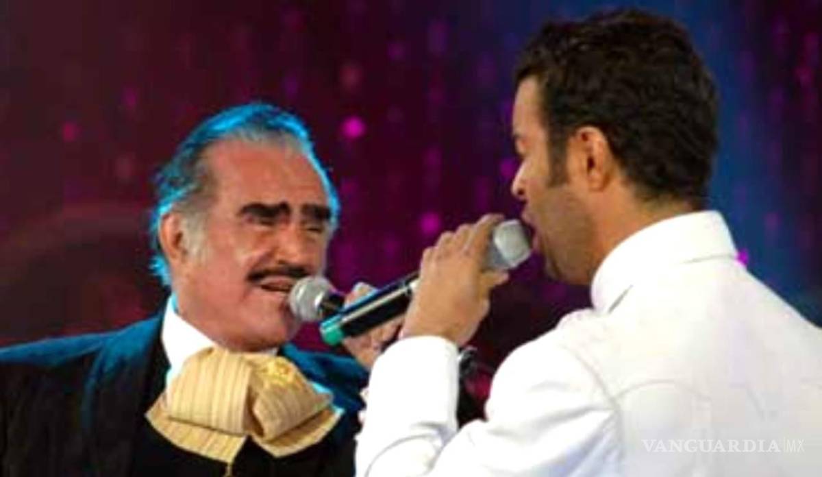 $!Vicente Fernández y Pablo Montero llevaban una gran relación, ya que Don Chente lo apoyó desde niño.