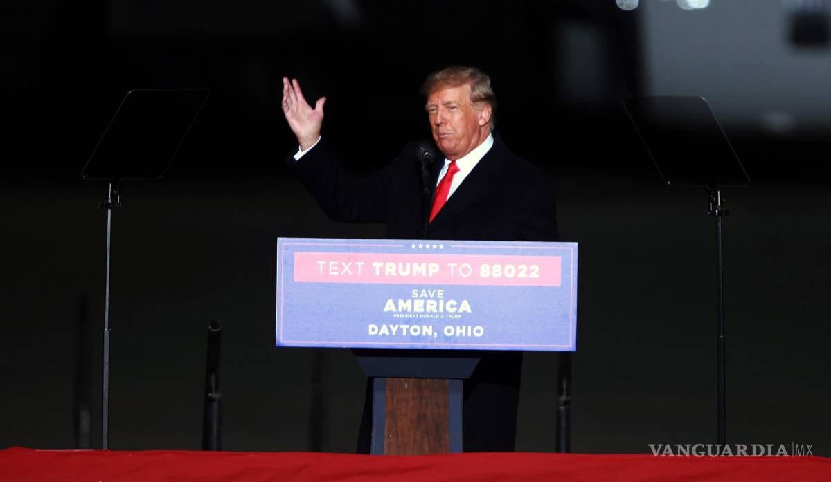 $!“En 2024 vamos a recuperar nuestra magnífica Casa Blanca”, proclamó Trump en un acto de campaña en Ohio.