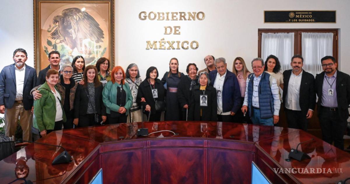 Recibe Sheinbaum a Comité Eureka en el 58 aniversario del 2 de Octubre