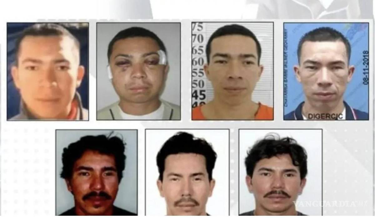 $!Fotografía facilitada por la Policía Nacional de Ecuador, de los cambios de imagen de Wilmer Chavarría ('Pipo'), el máximo líder de Los Lobos.