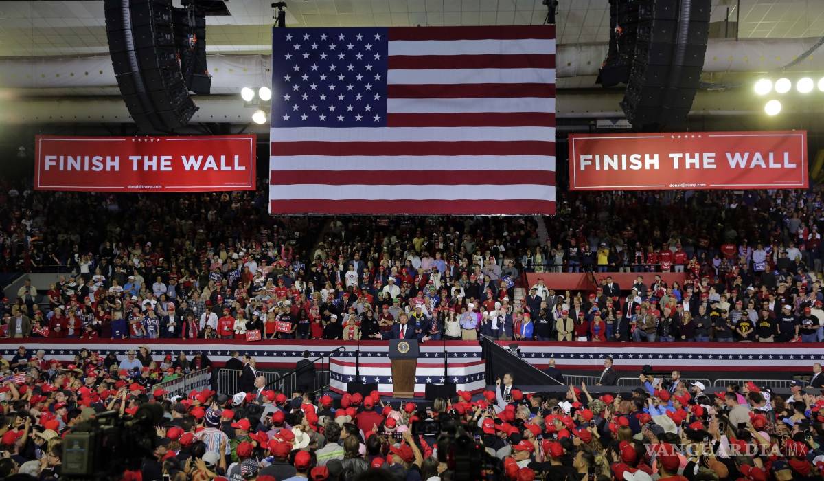 $!Durante mitin en Texas Donald Trump pide apoyo para el muro