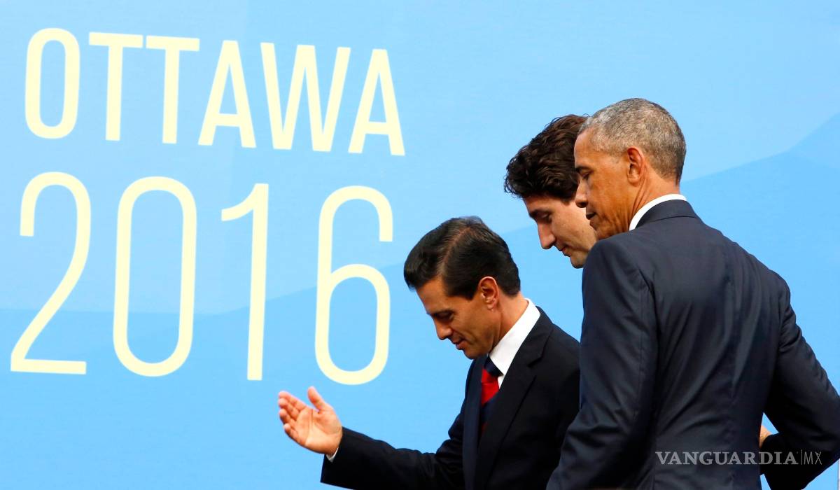 $!México, Estados Unidos y Canadá logran histórico acuerdo climático