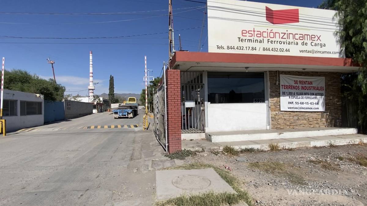 Cae de tres metros en estación ferroviaria de Zincamex, en Saltillo