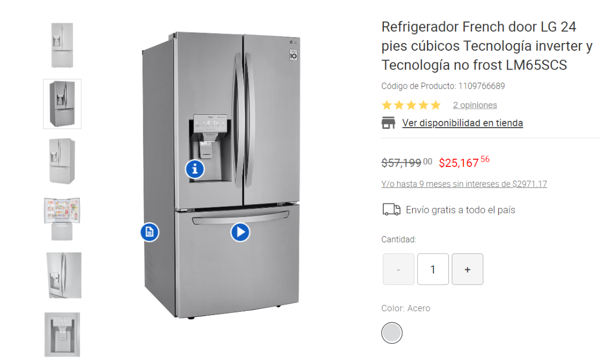 $!Venta nocturna de Liverpool 2024: Estos son los refrigeradores con mejor oferta