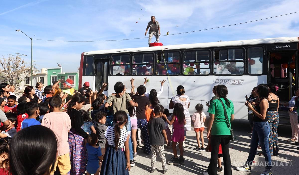 $!La unidad de transporte público se convirtió en escenario de convivencia y esperanza para decenas de familias ramosarizpenses.