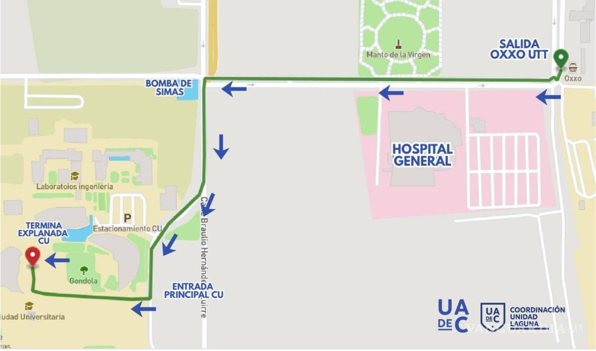 $!¡Tome precauciones! Cerrarán calles de Torreón por desfile de bienvenida de la UAdeC