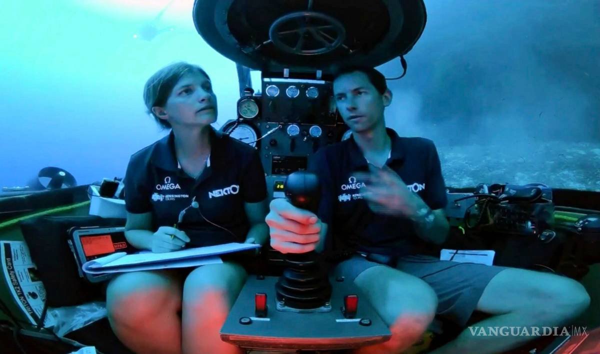 $!Misión Nekton transmite la primeras imágenes en vivo desde un sumergible biplaza a una profundidad de 60 metros