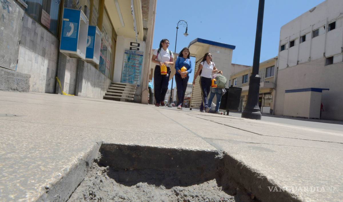 $!El lado gris del Centro Histórico de Saltillo