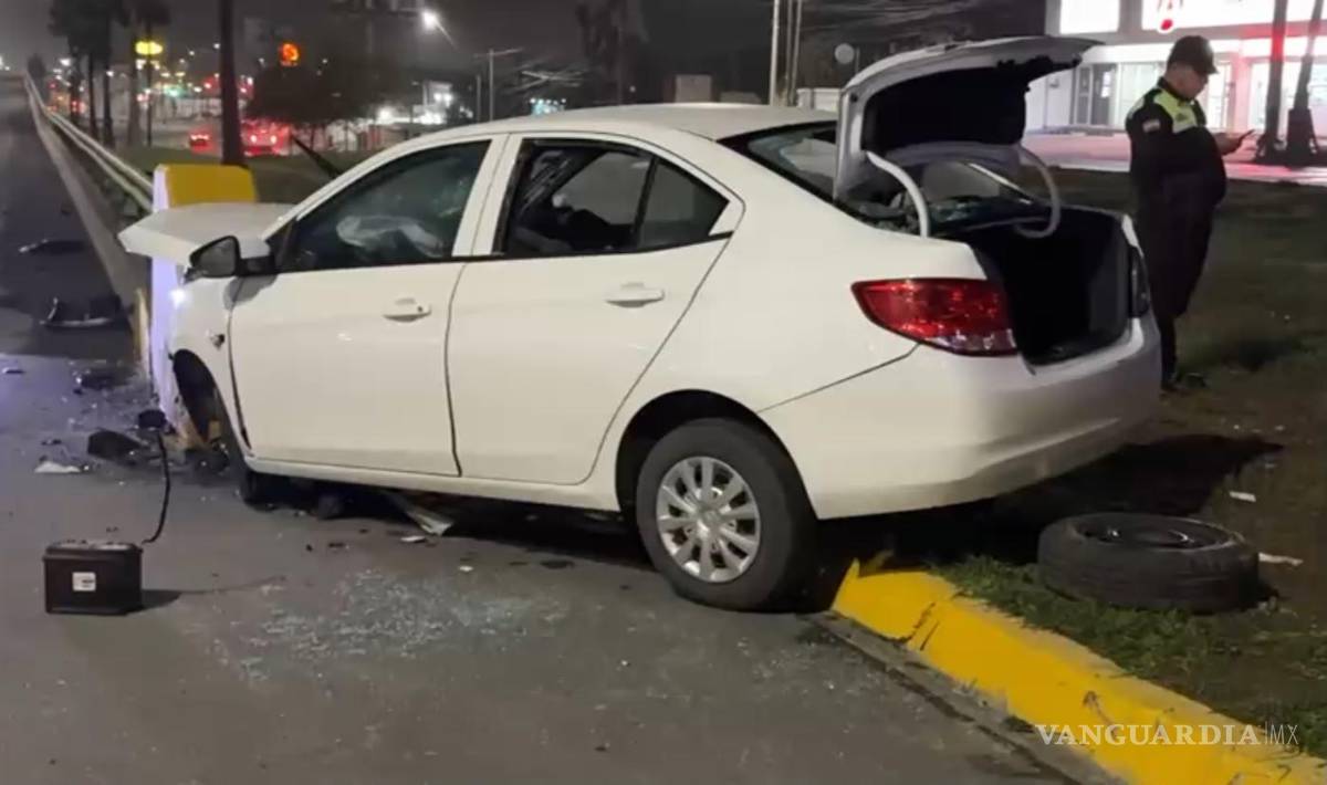$!El joven de 23 años sufrió una lesión en la pierna derecha y presentó una abundante hemorragia tras el percance.