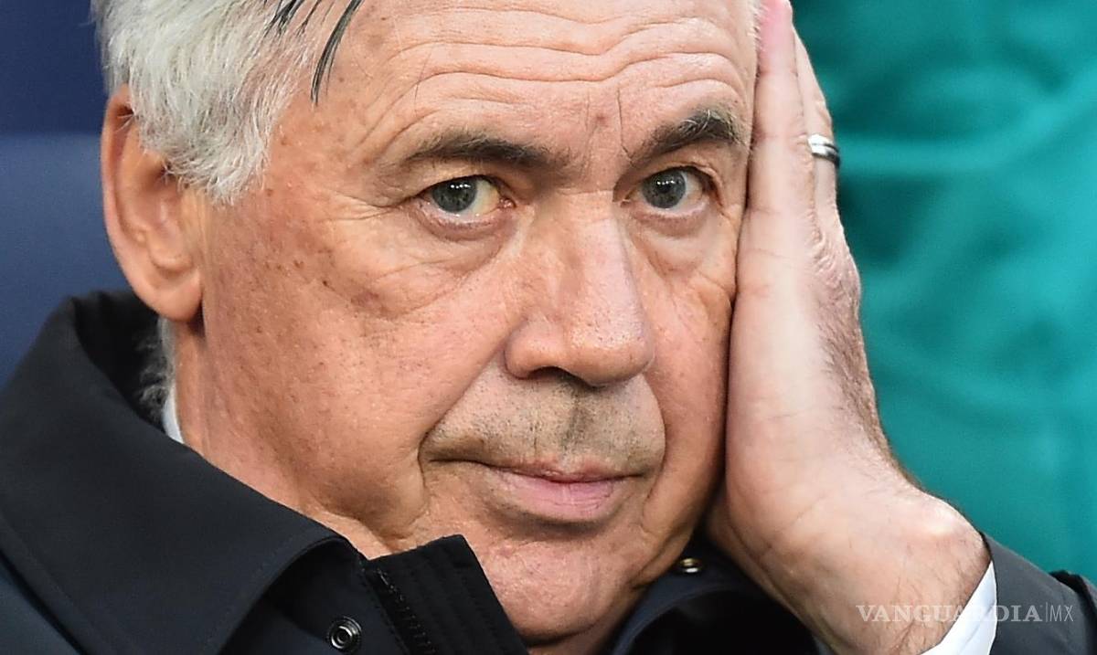 $!El entrenador del Real Madrid, Carlo Ancelotti, durante la semifinal de la Liga de Campeones de la UEFA, el partido de ida de fútbol entre el Manchester City.