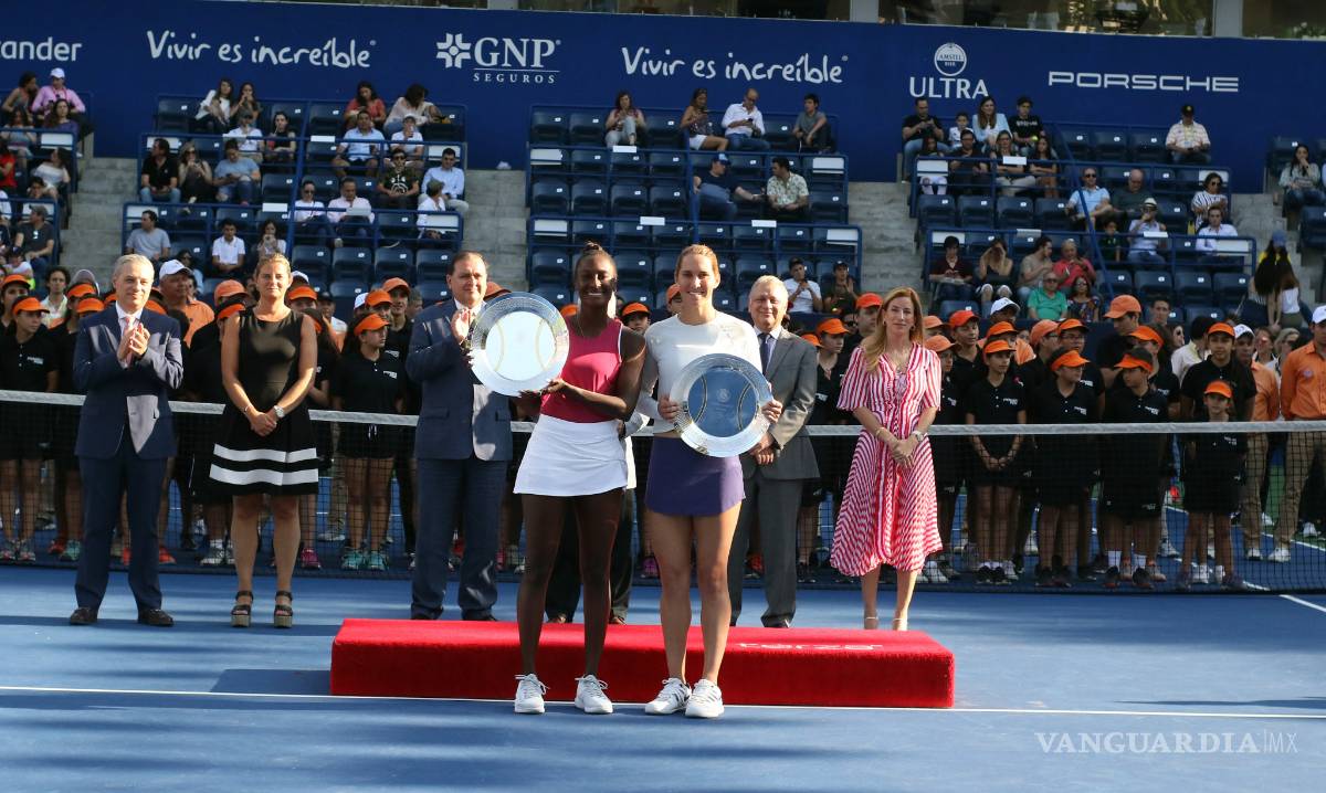 $!Con Muguruza como campeona y un sinfín de grandes encuentros, da por finalizado el tenis en Monterrey