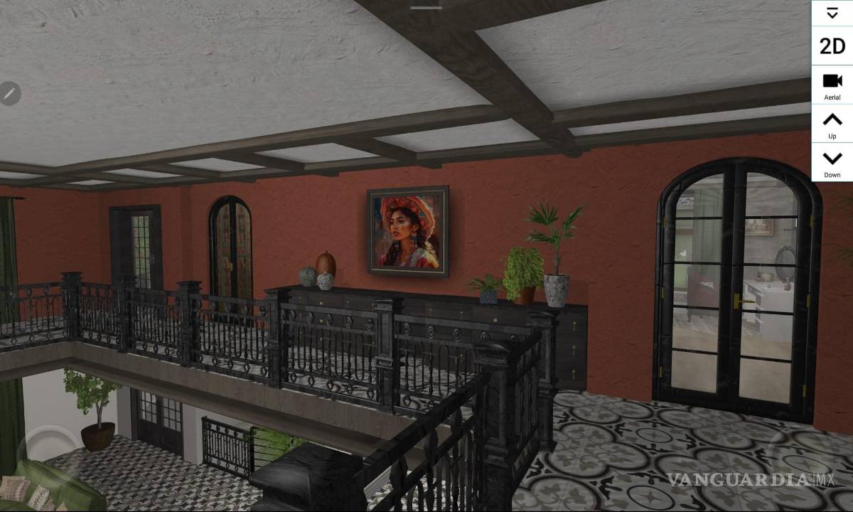 $!Cuadros y objetos decorativos adornan las paredes, recreados con gran detalle por Bryenton-Rochard.