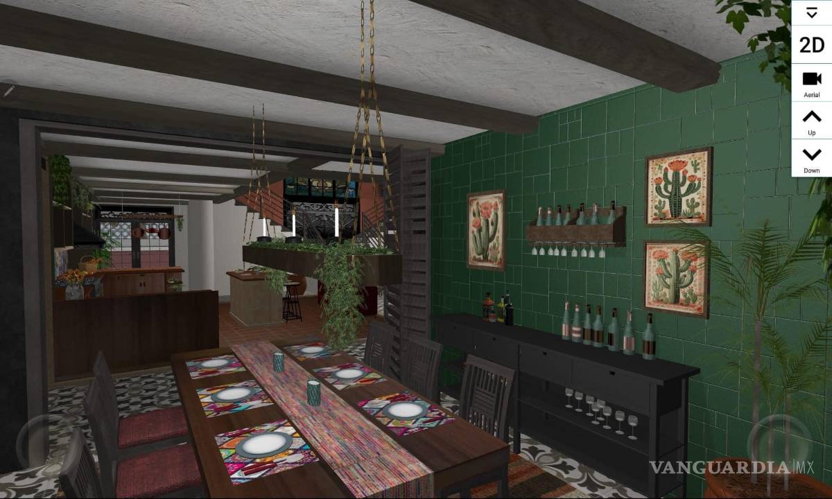 $!El comedor de la Casa Roja, completamente equipado.