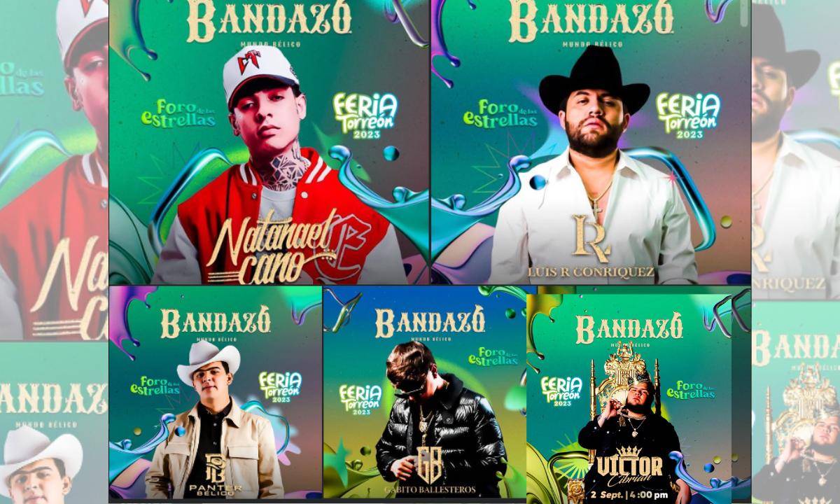 Bandazo! Feria de Torreón 2023 presentará a Natanael Cano, Víctor Cibrian y  Luis R. Conriquez en Foro de las Estrellas