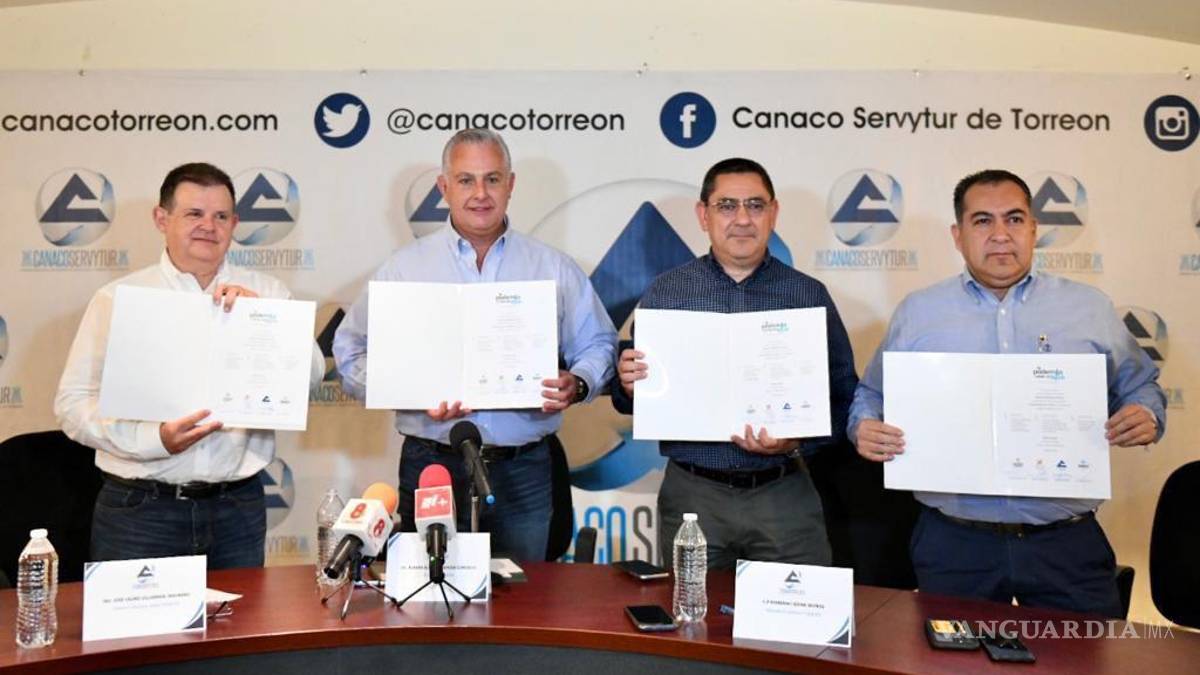 CANACO y CANIRAC firman convenio para el ahorro de agua en actividades comerciales