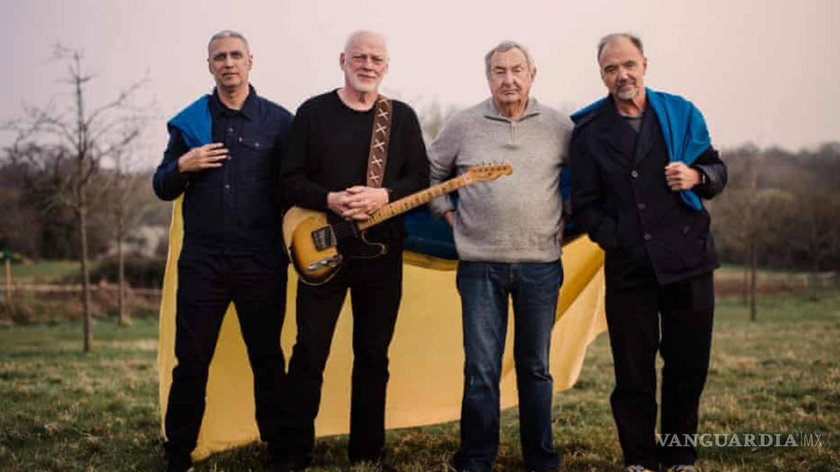 $!Después de 28 años, el grupo británico Pink Floyd se volvió a reunir para publicar un tema para apoyo a Ucrania titulado “Hey Hey Rise Up” (“Hey Hey Levántate”).