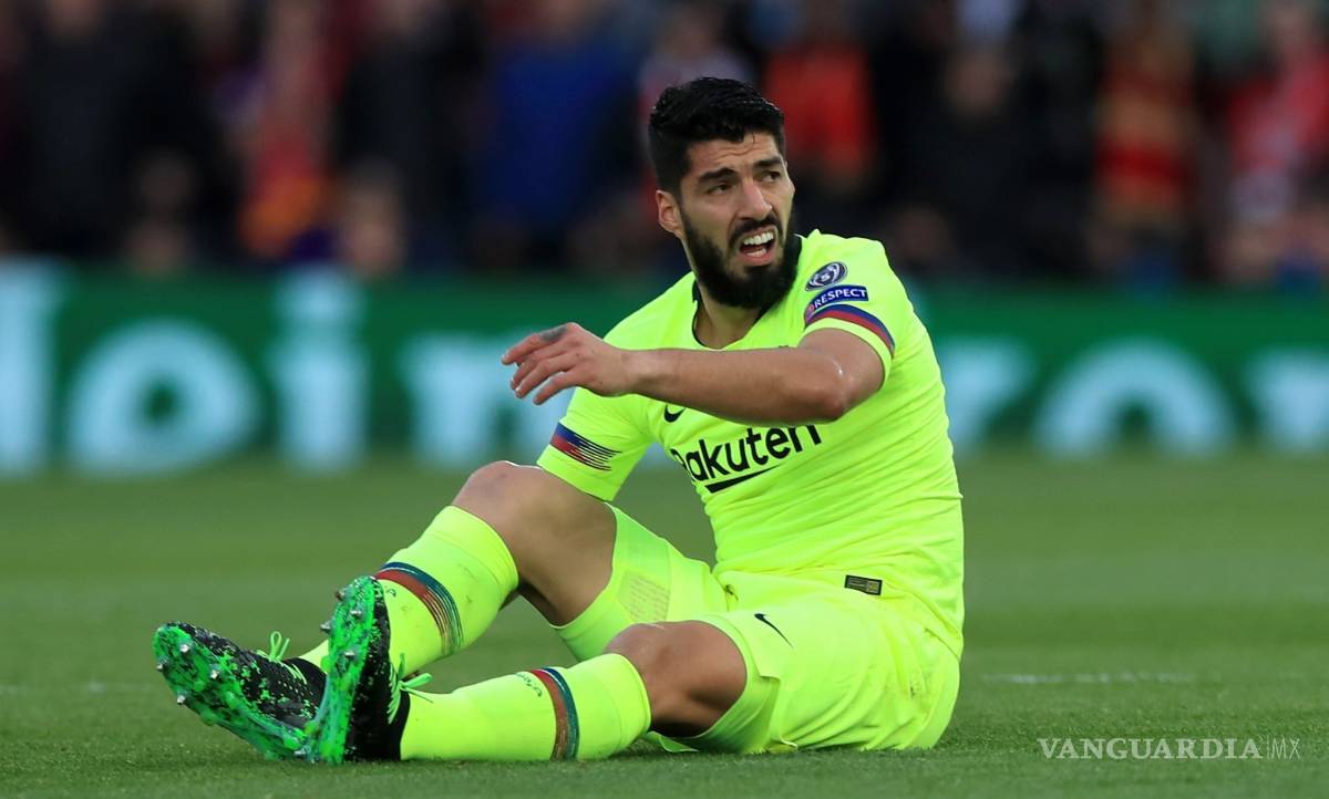 $!Luis Suárez será baja seis semanas y no jugará la Final de la Copa del Rey