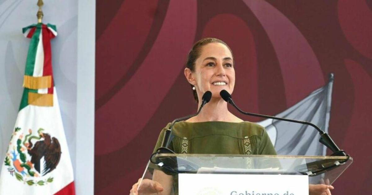 Sheinbaum defiende a López Obrador en Mérida y acusa a opositores de ‘calumnias’