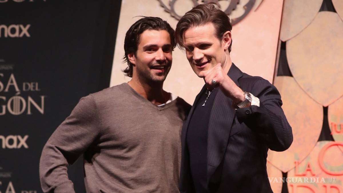 Matt Smith y Fabien Frankel promocionan “House of the Dragon” en CDMX