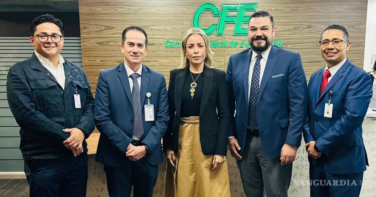 Verónica Martínez, diputada federal, se reúne con CFE por adeudo de SIMAS Torreón