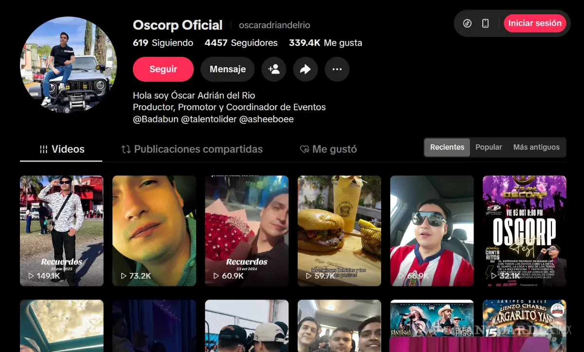 $!¿Quién es Óscar Adrián, “Oscorp”, influencer detenido por presunta pornografía infantil en Guadalajara?