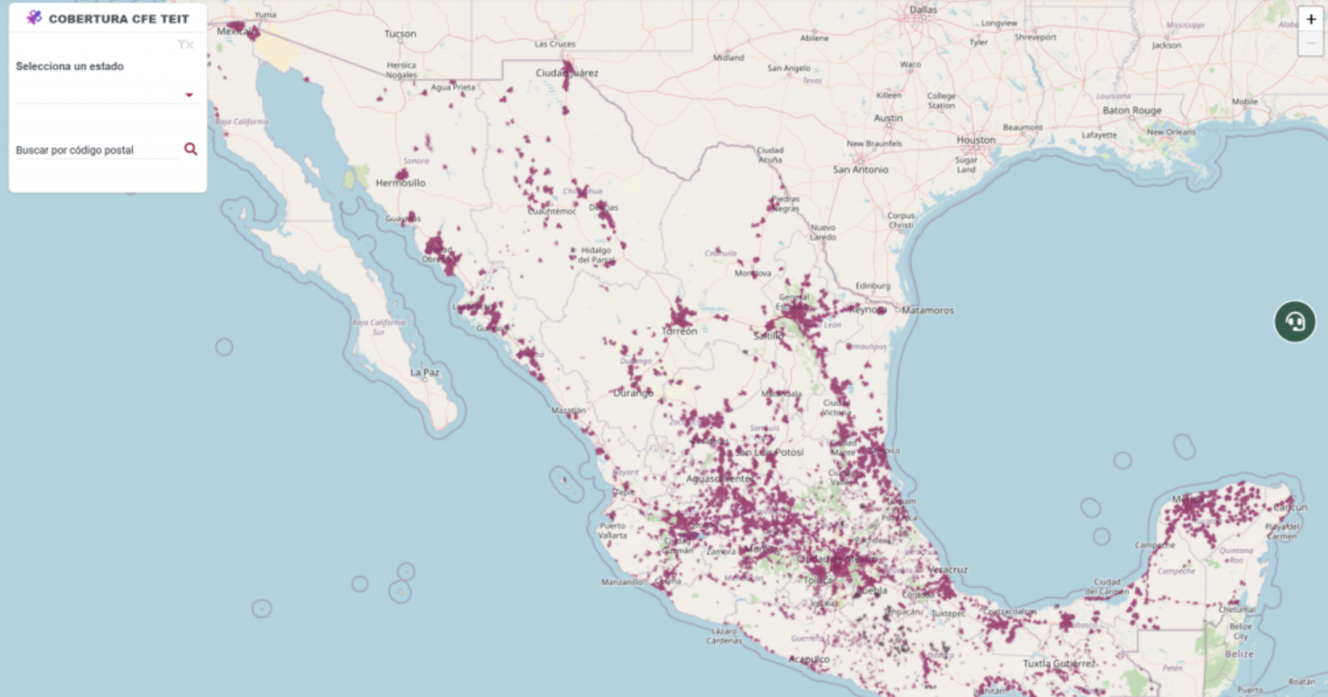 Cobertura del internet de la CFE: ¿en qué estados y ciudades está disponible?
