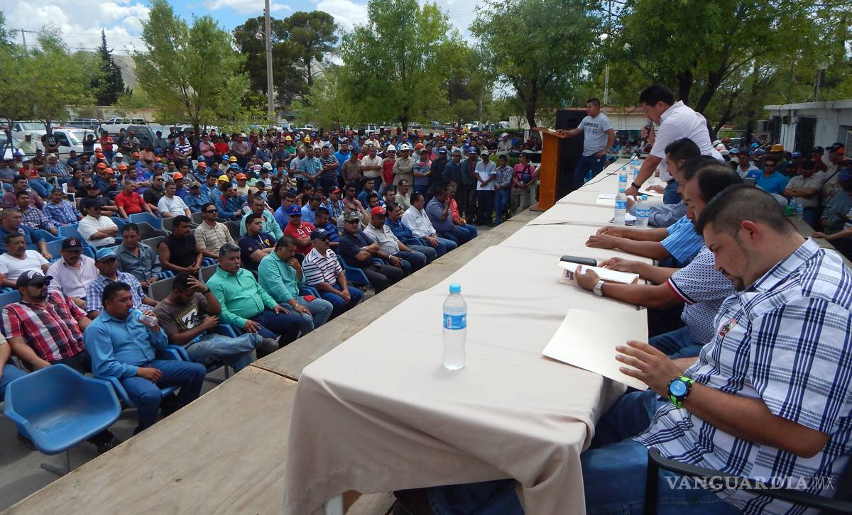 $!Aprueban 5% de incremento al salario para obreros de la unidad Hércules de AHMSA