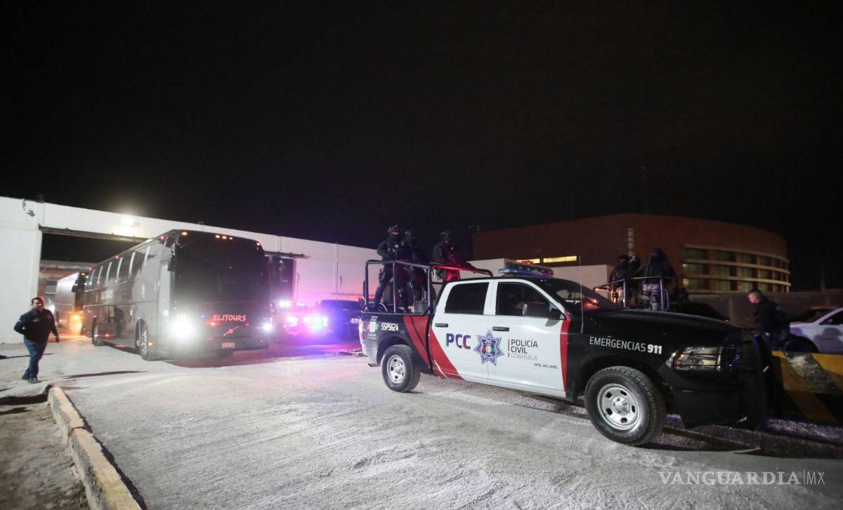 $!Fuertes medidas de seguridad aplicaron durante el traslado.