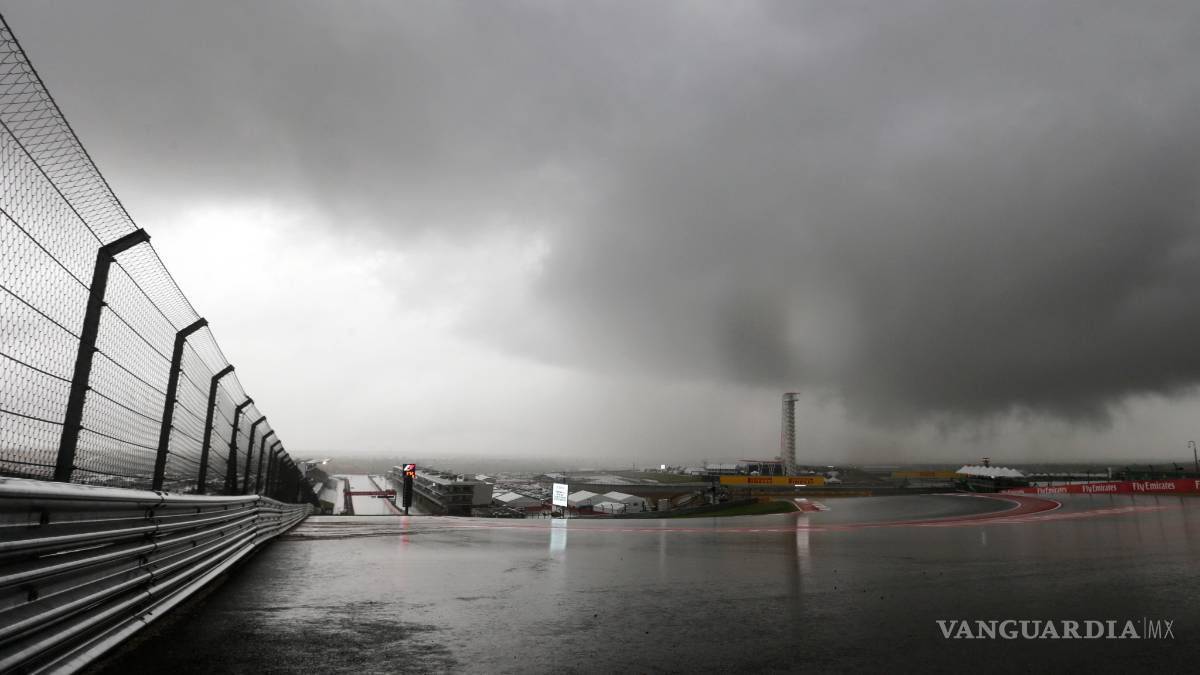 Suspenden práctica del GP de Estados Unidos por efectos de Patricia