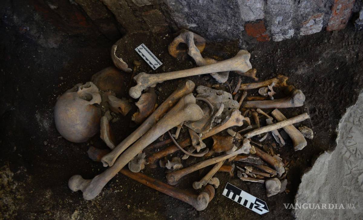 $!Arqueólogos hallaron entierros humanos asociados a la intervención francesa y el imperio de Maximiliano de Habsburgo.